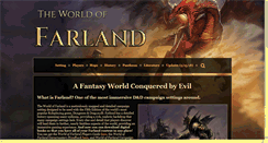 Desktop Screenshot of farlandworld.com